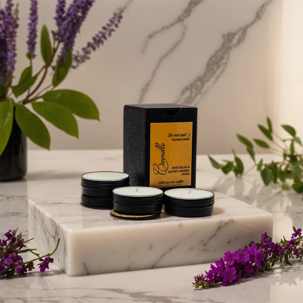 Natural Soy Wax Scented Candle - Do Not Eat :)