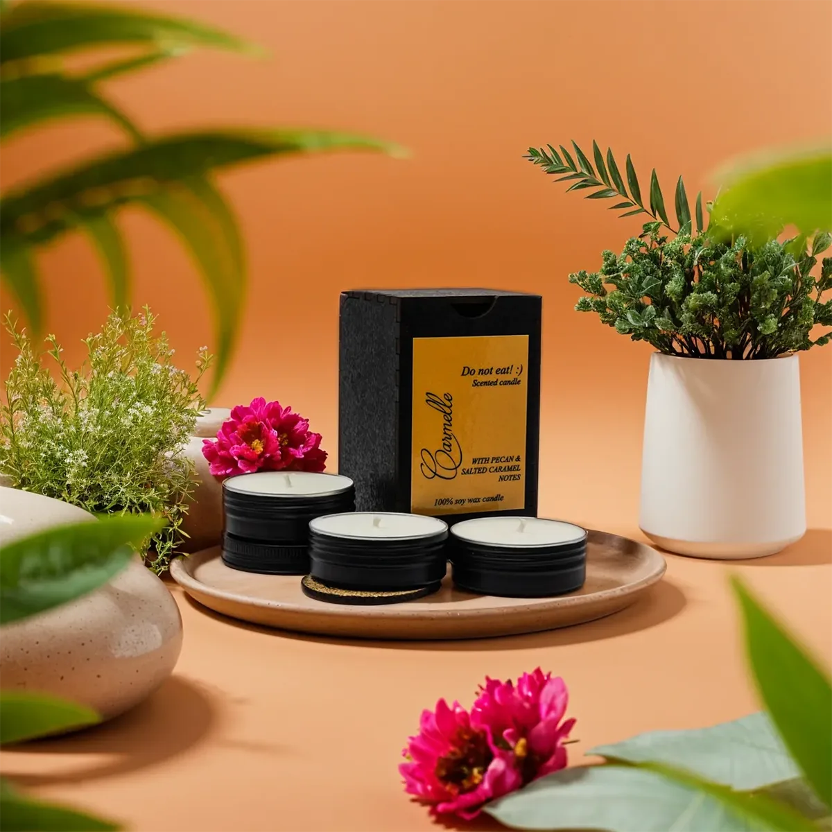 Natural Soy Wax Scented Candle - Do Not Eat :)