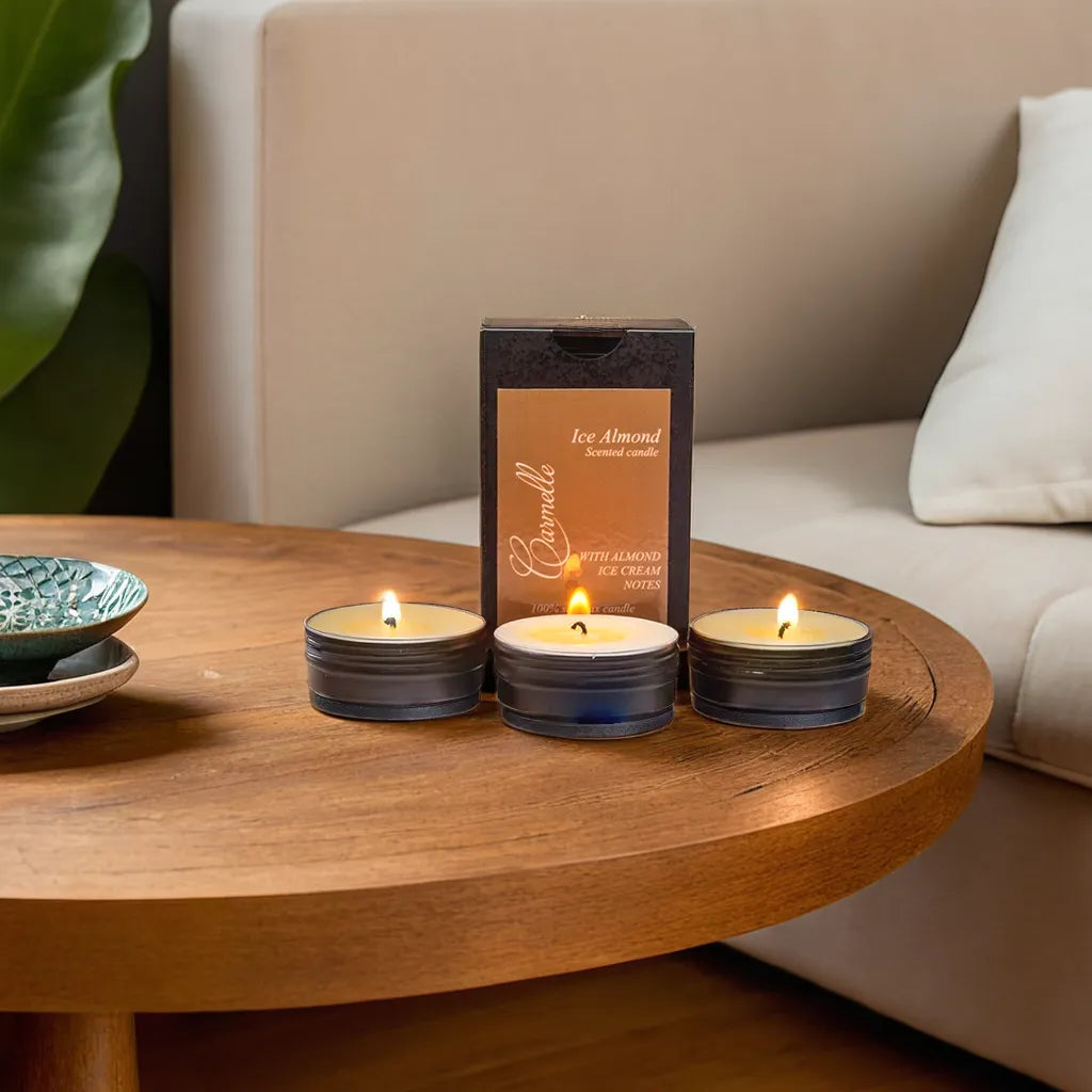 Soy wax scented candle Ice Almond