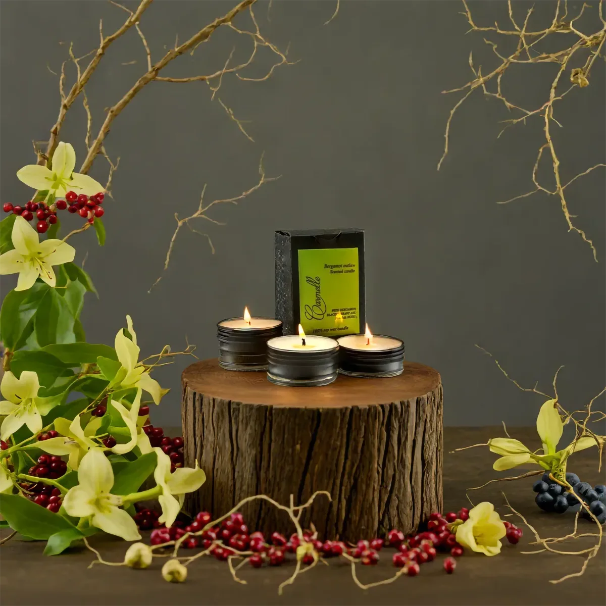 Natural Soy Wax Scented Candle - Bergamot Outlaw