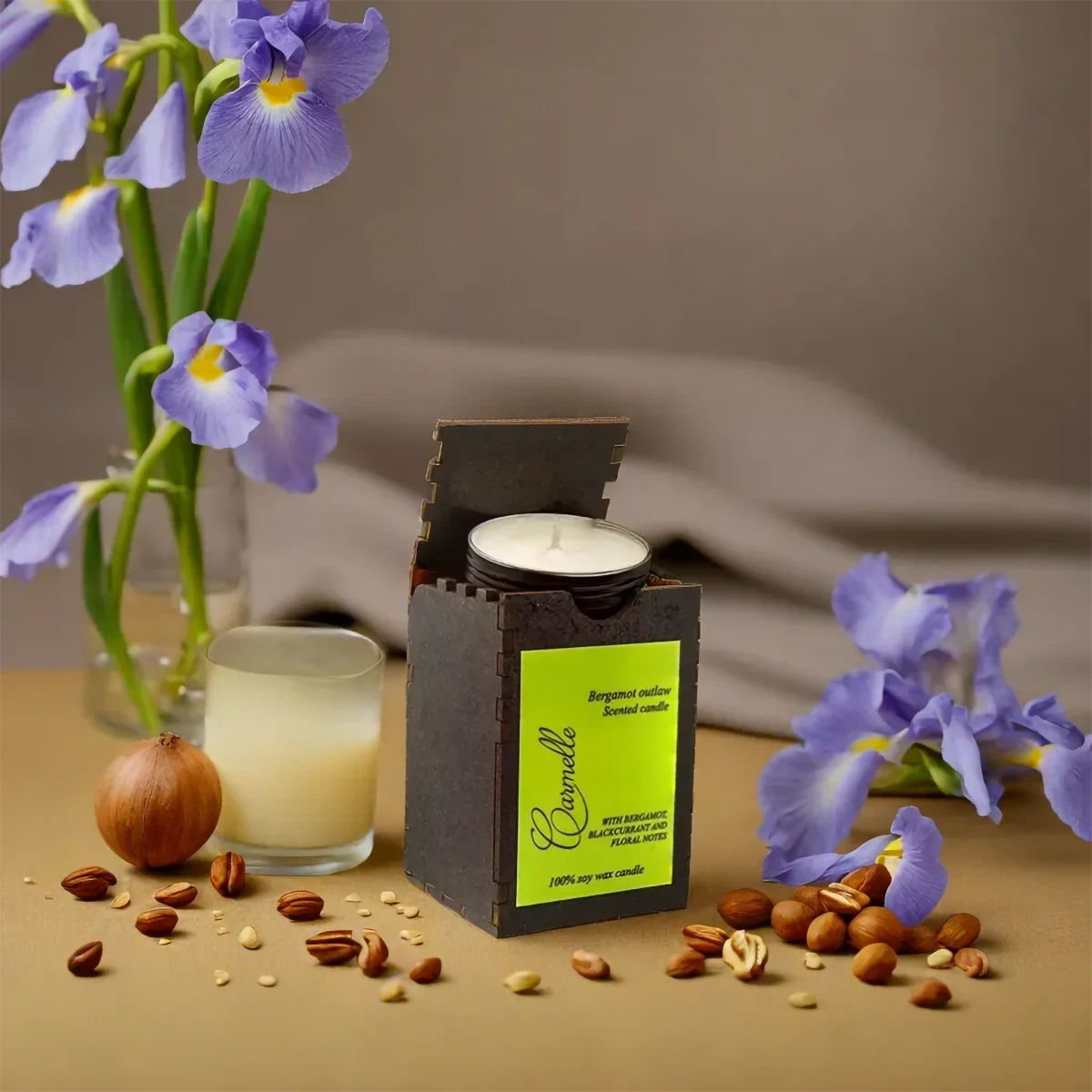 Natural Soy Wax Scented Candle - Bergamot Outlaw