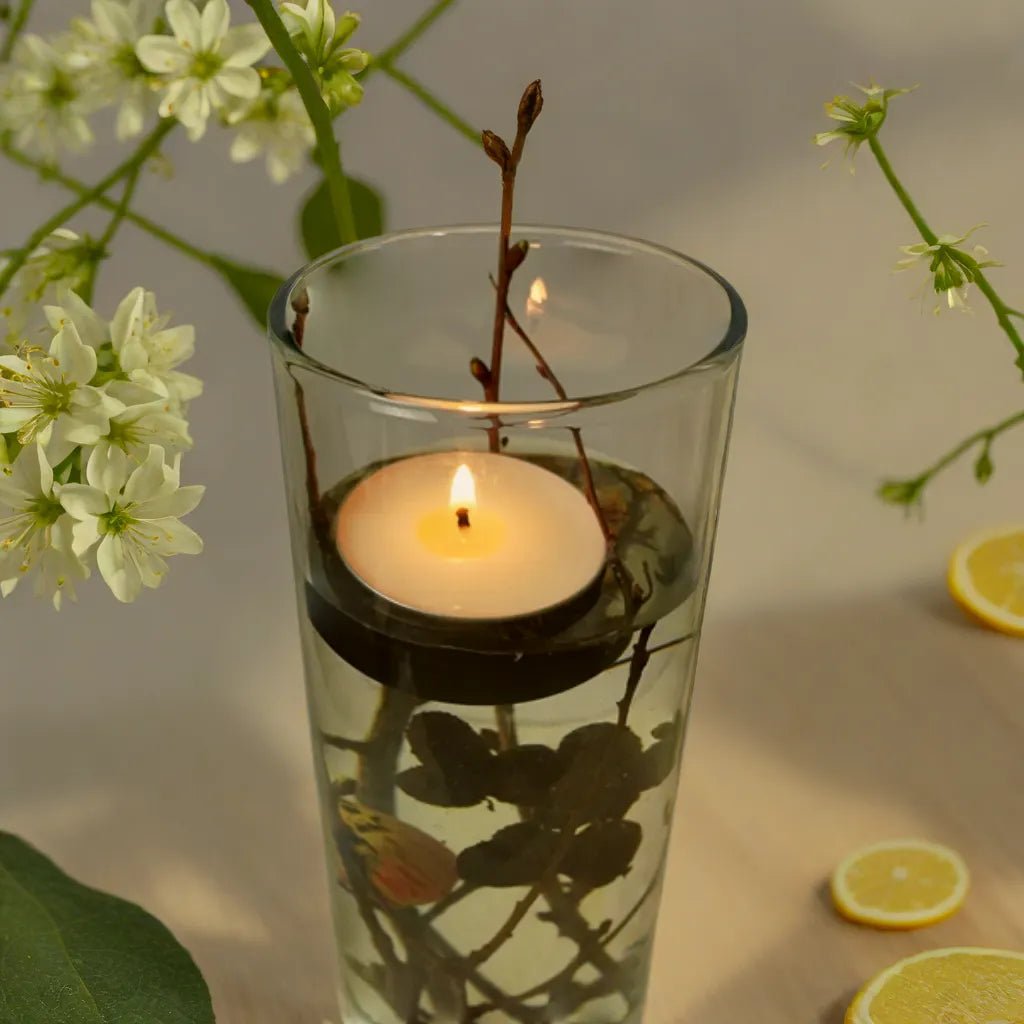 Handmade Floating Candles – Natural Soy Wax Tealights