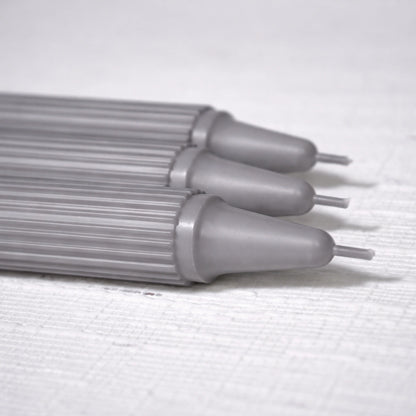 Crown-Forming Taper Candle Gray
