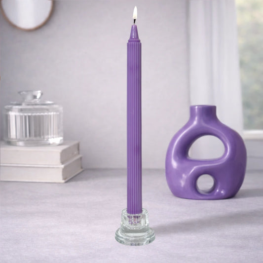 Galda sveces "Kronis" - Violetas