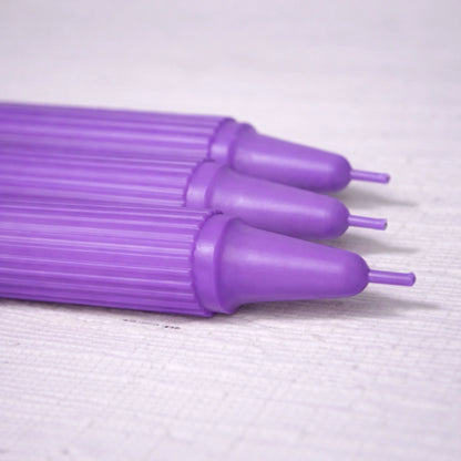 Crown-Forming Taper Candle Purple