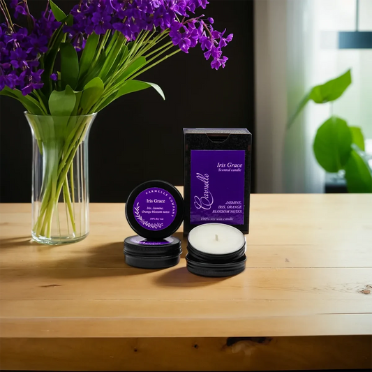 Natural Soy Wax Scented Candle - Iris Grace