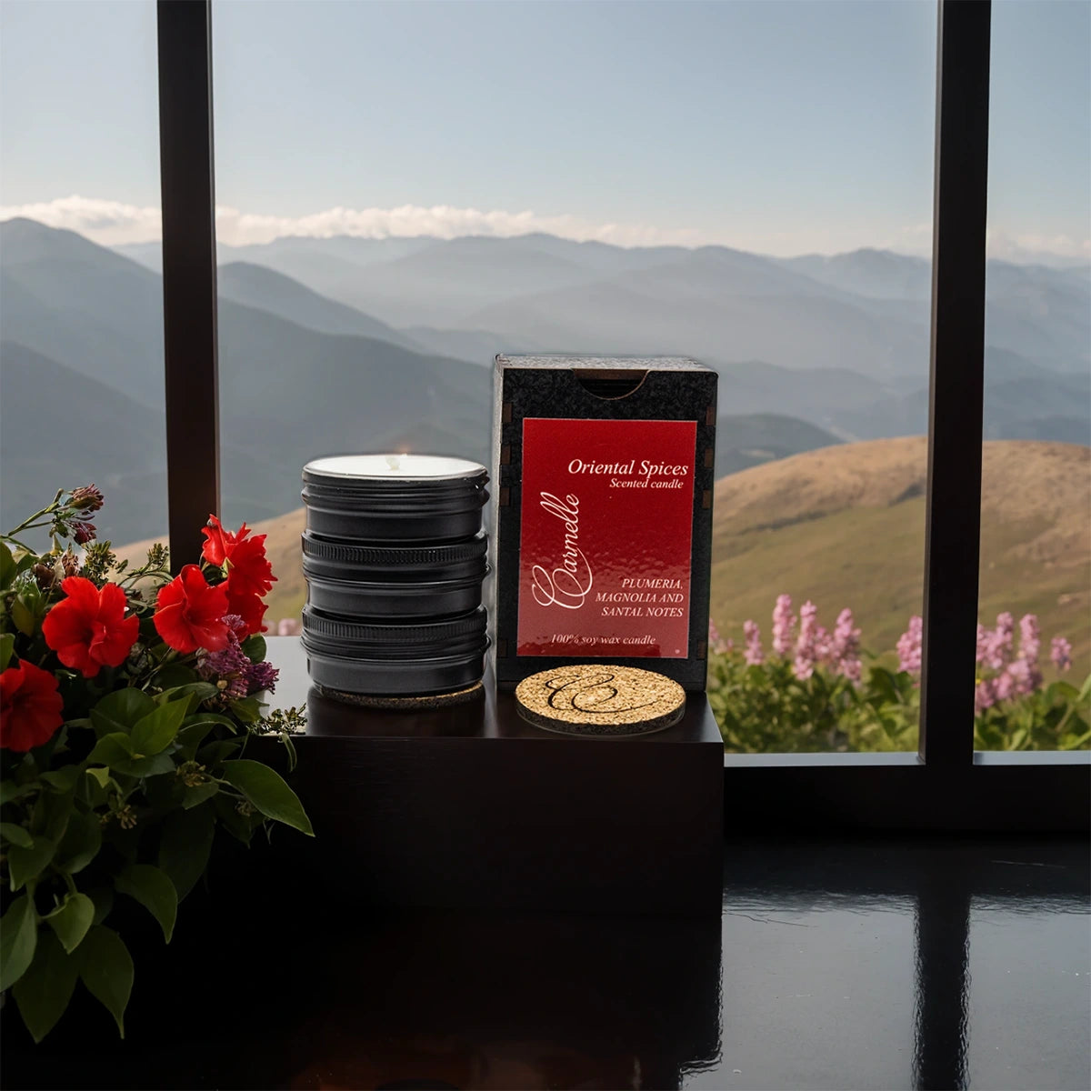 Natural Soy Wax Scented Candle - Oriental Spices