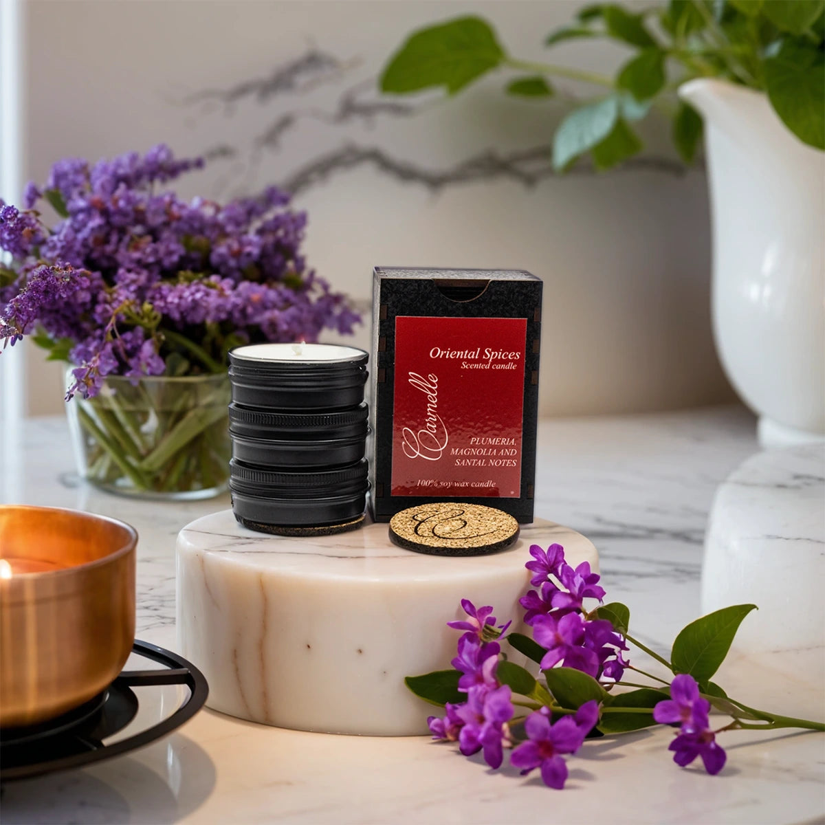 Natural Soy Wax Scented Candle - Oriental Spices