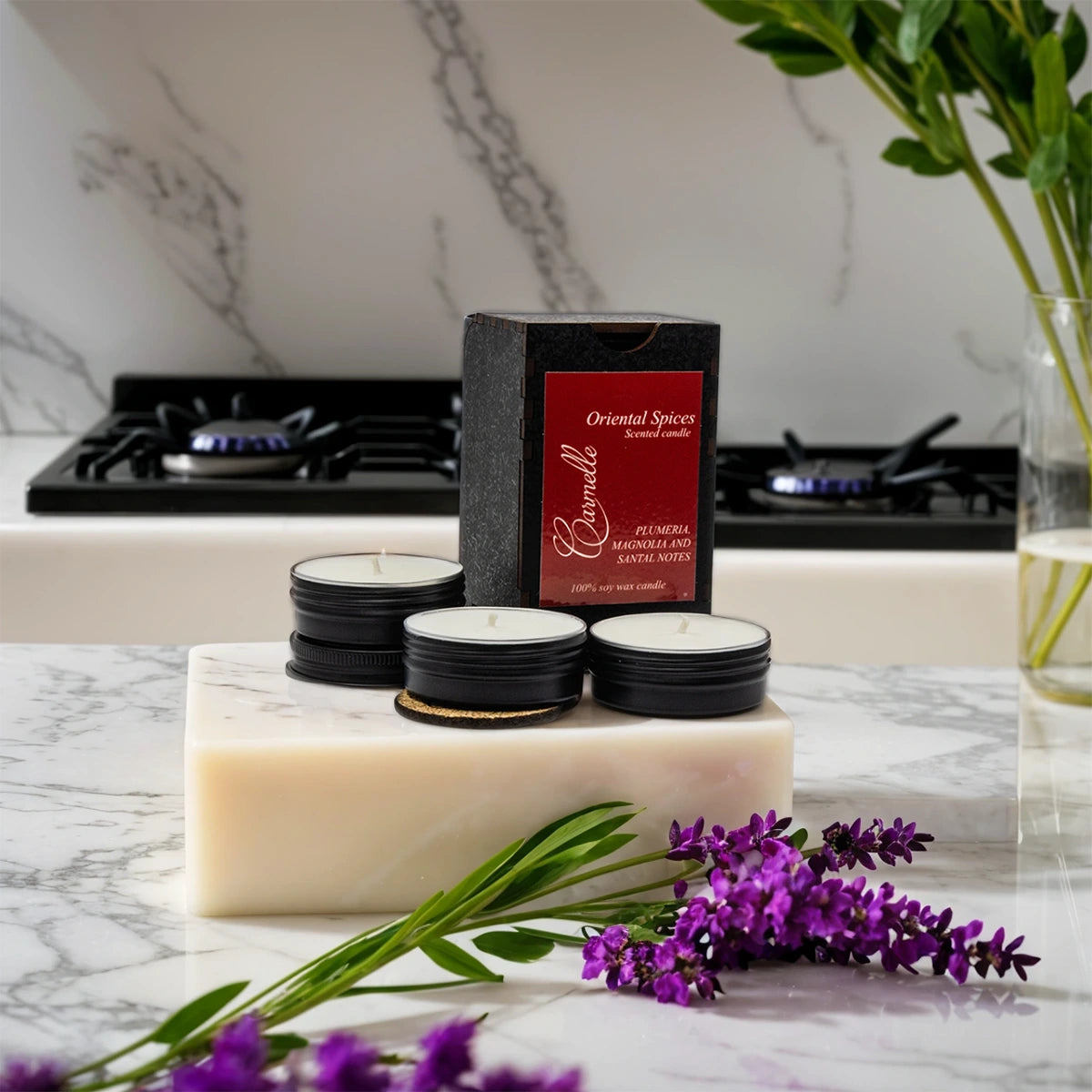 Natural Soy Wax Scented Candle - Oriental Spices