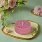 Handmade Natural Stearin Tealight Decorative Candles - Pink